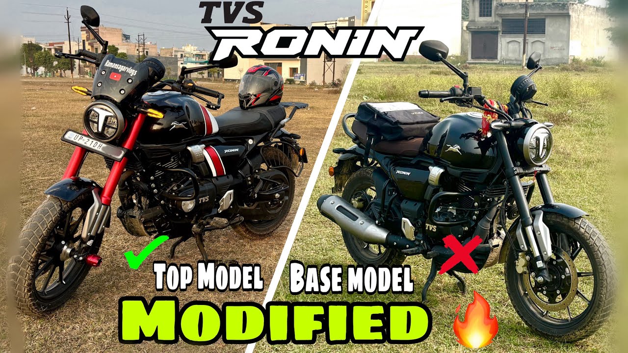 TVS Ronin 225 Modified 🔥| Ronin Base Model Convert into Top Model | Ronin 2025  | Raman Sagar Vlogs
