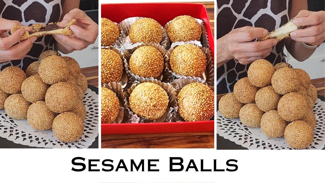 Dim sum-Sesame Ball/芝麻球/찹살 도넛츠