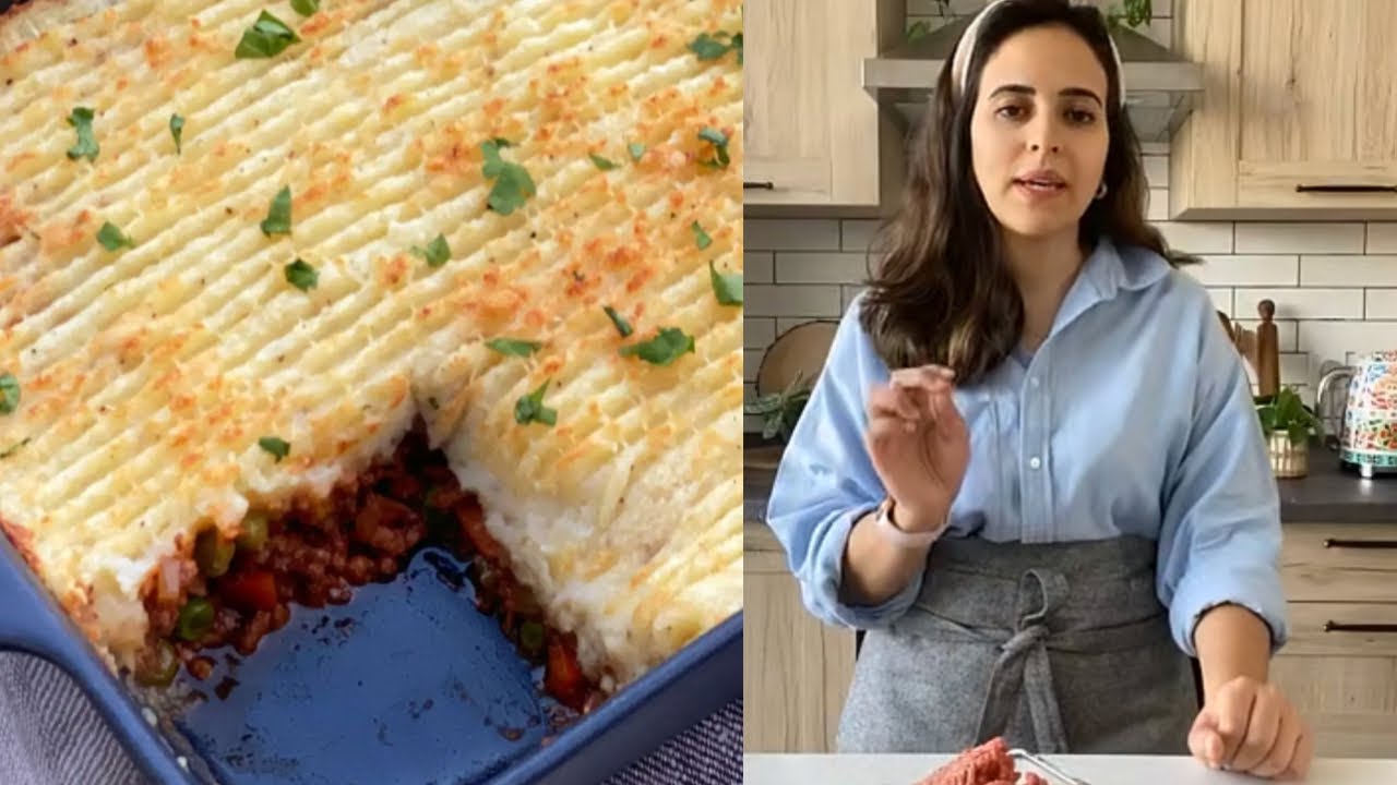 فطيرة الراعي بطريقة خلود عولقي