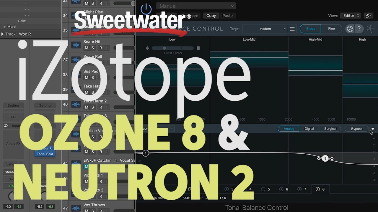 iZotope Ozone 8 & Neutron 2 Demo by Sweetwater