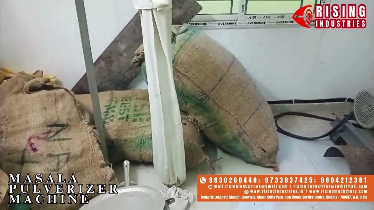 ▶️𝐒𝐩𝐢𝐜𝐞𝐬 𝐏𝐮𝐥𝐯𝐞𝐫𝐢𝐳𝐞𝐫 𝐌𝐚𝐜𝐡𝐢𝐧𝐞 Manufacturer Kolkata|| Rising Industries||  Call @ 9733037425