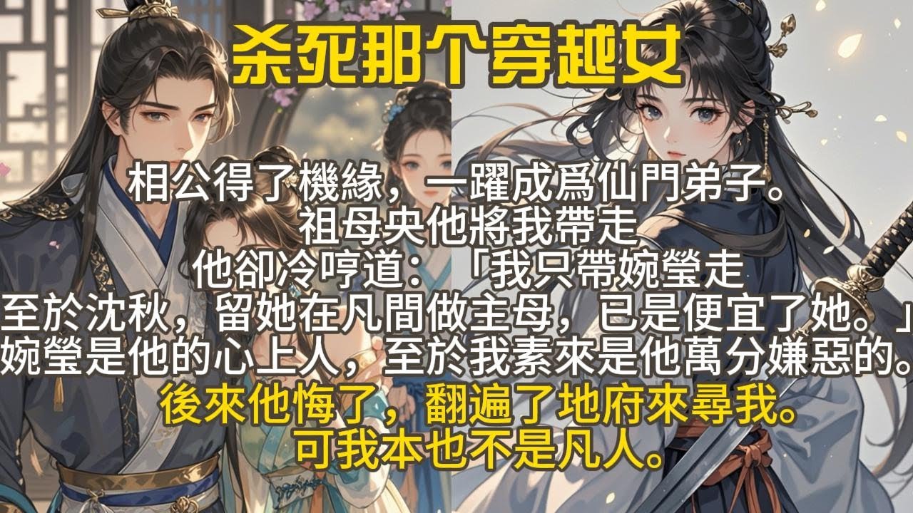 完結爽文：相公得了機緣，一躍成爲仙門弟子，祖母央他將我帶走。他卻冷哼道：「我只帶婉瑩走」。婉瑩是他的心上人，至於我，素來是他萬分嫌惡的。後來他悔了，翻遍了地府來尋我。可我本也不是凡人。