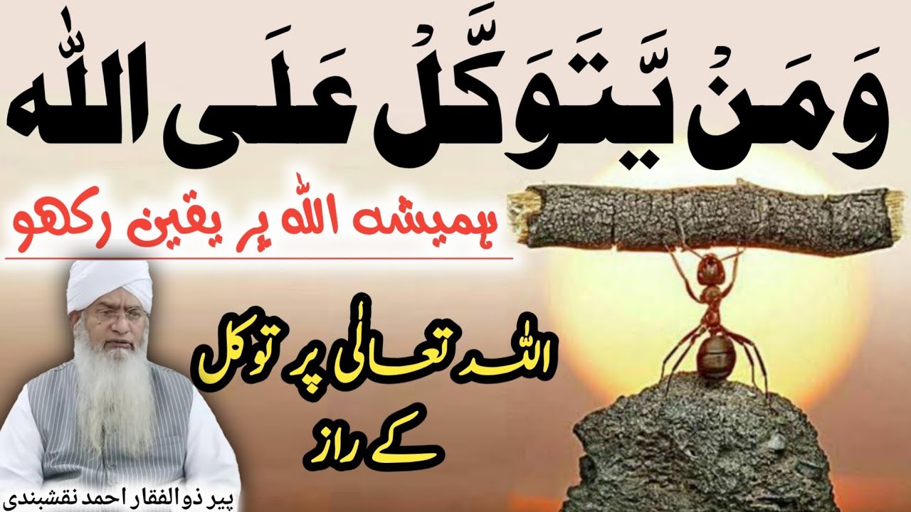 ALLAH Par Tawakkul ● اللہ پر توکل ● Peer Zulfiqar Ahmad Naqshbandi