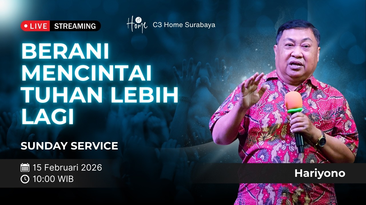 🔴LIVE | Berani mencintai Tuhan lebih lagi | 15 Februari 2026 | IR1 | Hariyono |