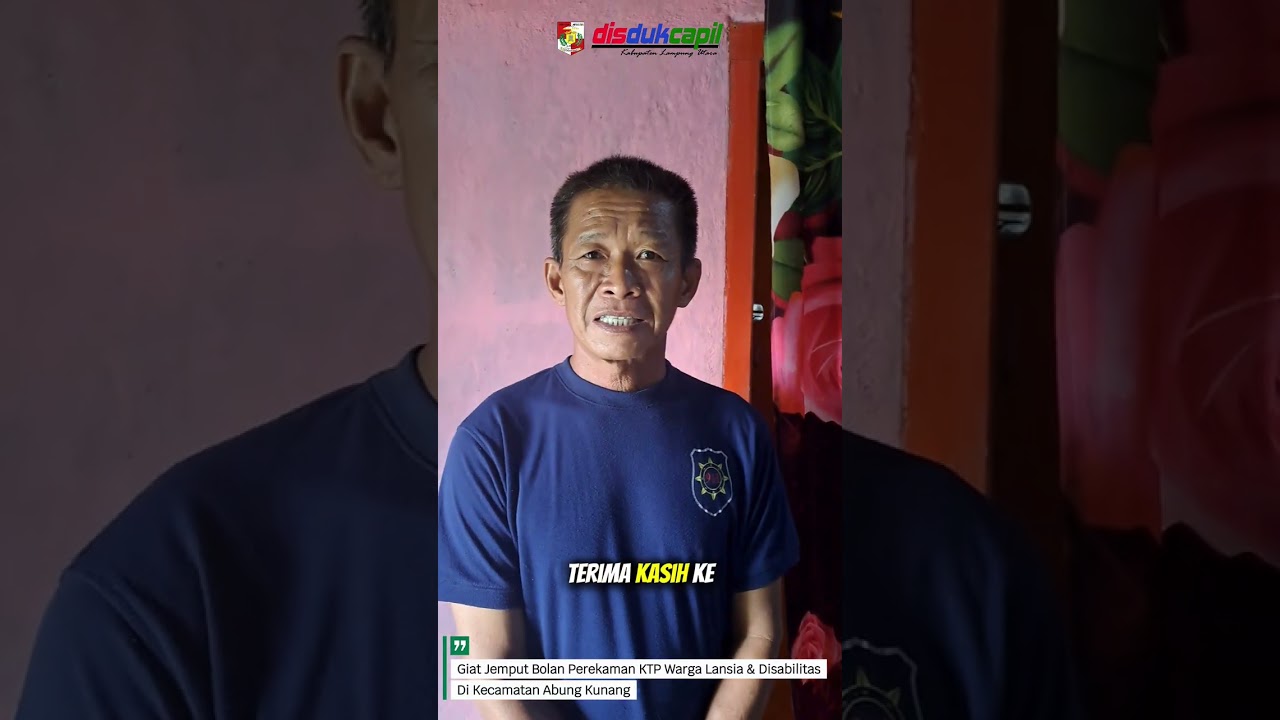 Disdukcapil Kabupaten Lampung Utara Melaksanakan Kegiatan Jemput Bola 