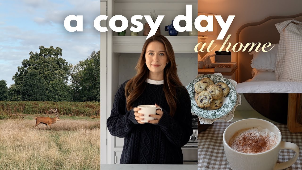 a cosy autumn day at home 🍂 decorating for fall & veggie soup recipe