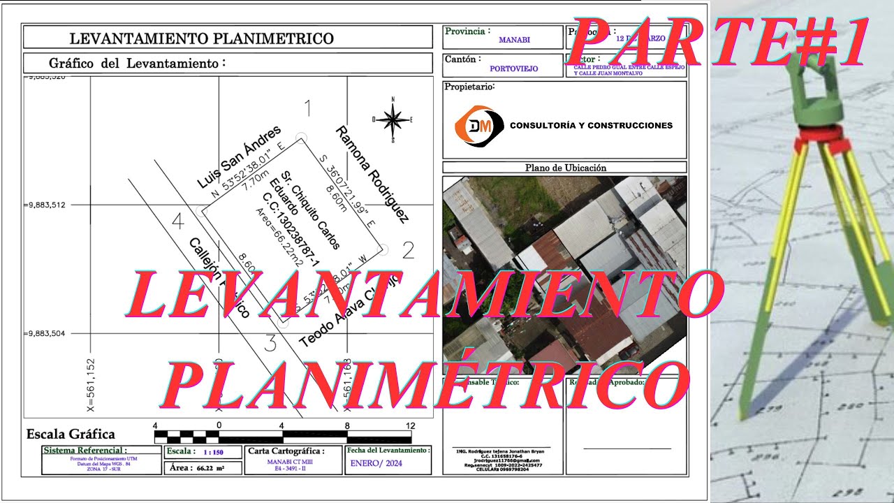 Levantamiento Planimétrico en autocad Parte #1