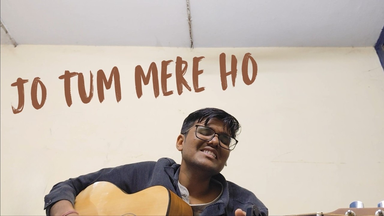Jo Tum Mere Ho | Anuv Jain | Acoustic cover by Punit Nirankari
