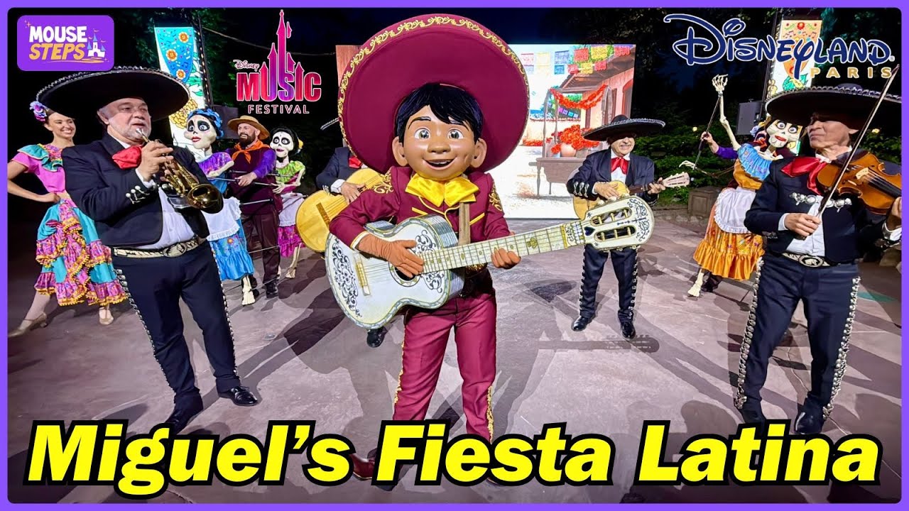 Miguel’s Fiesta Latina at Disney Music Festival in Disneyland Paris (Nighttime Media Event)