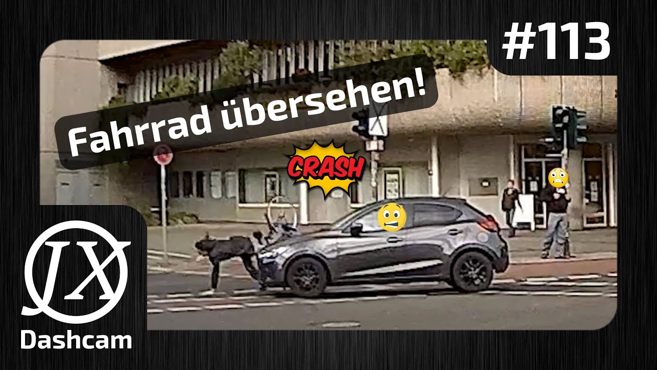 Fahrrad Unfall! R8 gefährdet Radfahrer & Taxis bauen Mist | #113 Dashcam Compilation Berlin #crash