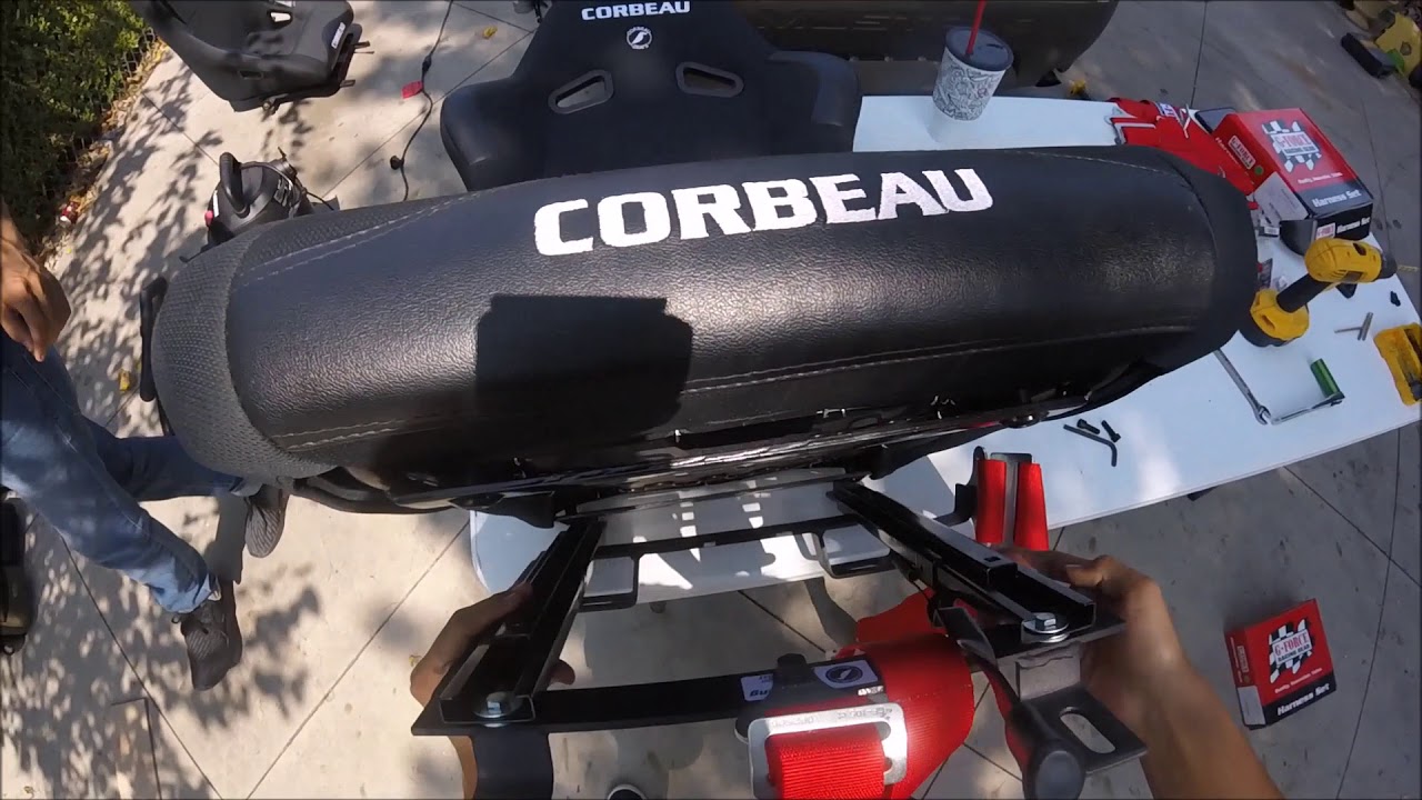 Installing a 5 point racing harness
