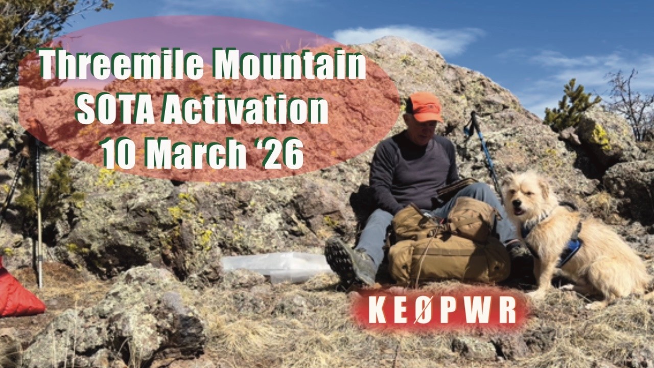 Threemile Mountain SOTA Activation, 10 March 2026!