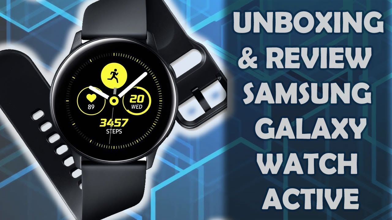 Samsung Galaxy Watch Active Unboxing e Review - Modelo SM-R500NZ Pré-Venda S10 Plus - TELECELULA