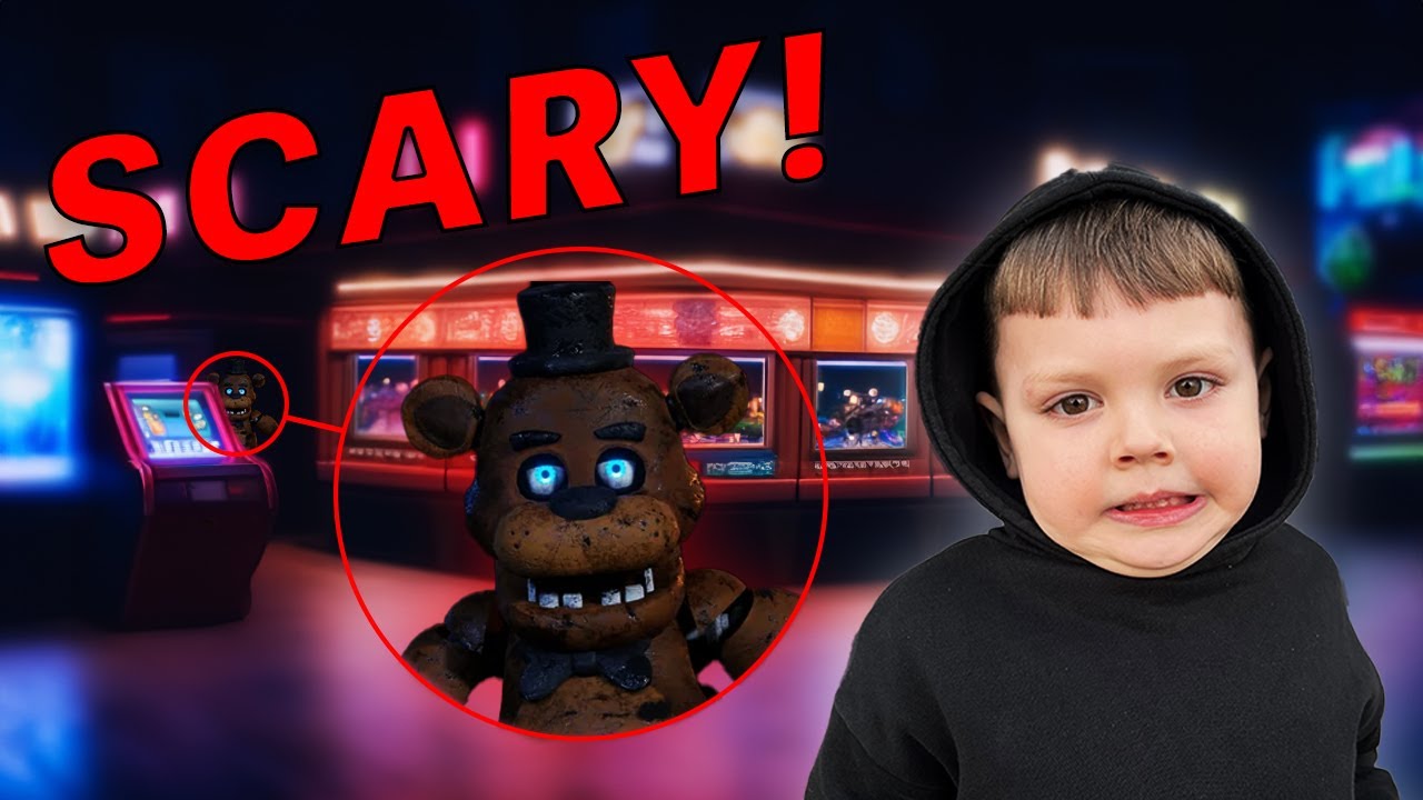 НАС ЗАПИРАЛИ В ЗАЛЕ ПРИЗРАКОВ С ФРЕДДИ ФАЗБЕРОМ!! (FNAF В РЕАЛЬНОЙ ЖИЗНИ!)
