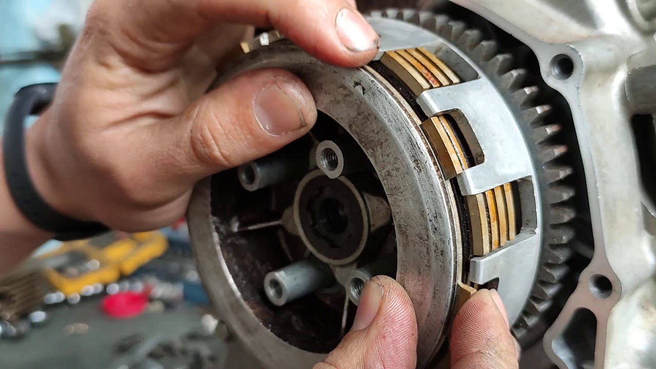 como armar motor honda xr125l (embrague/clutch) 3/4