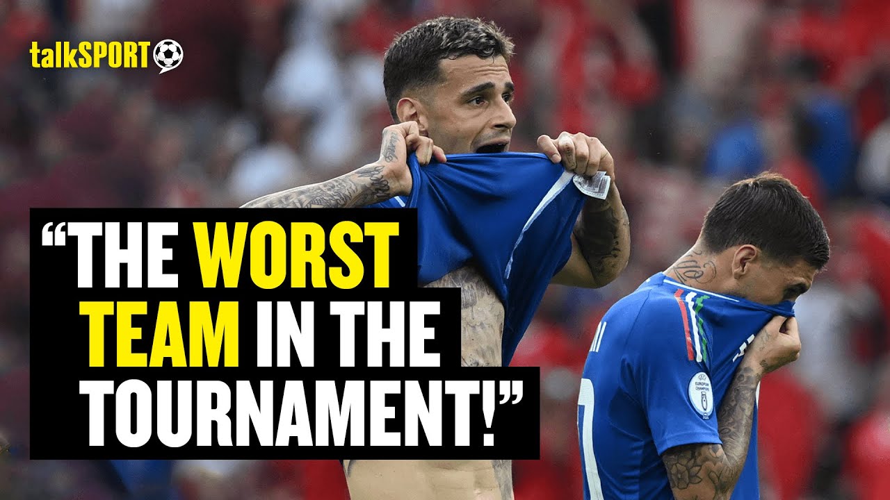 Tony Cascarino BLASTS Italy As The 'WORST TEAM' At Euro 2024 & INSISTS They DESERVED To Go Home! 😡🔥❌
