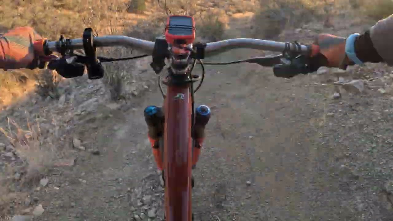 Riding scars Trail ￼ South foothills with my buddy Michael Johnson. ￼