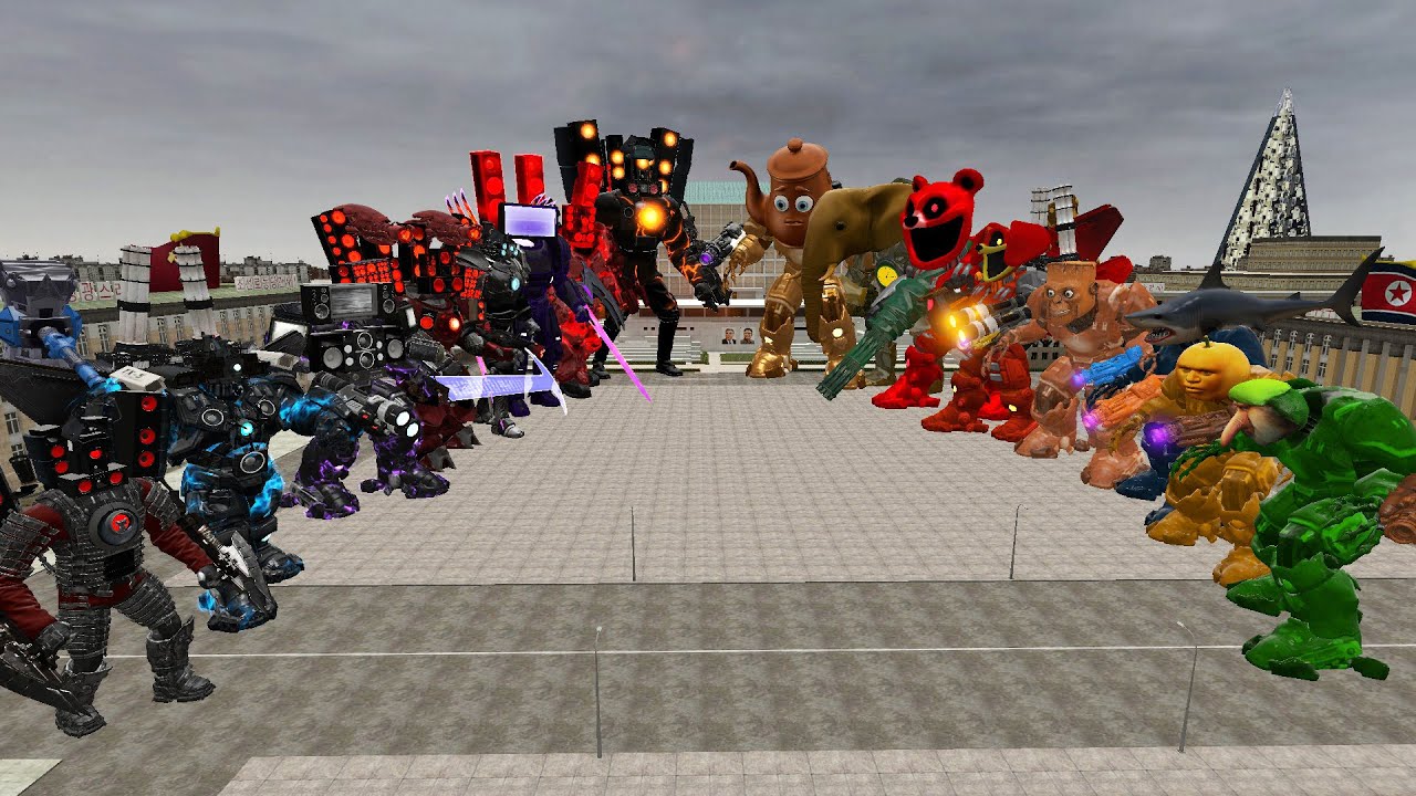EVOLUTION OF TEAM SPEAKERMAN AND TEAM TVMAN VS TEAM BRAINROT TUNG TUNG