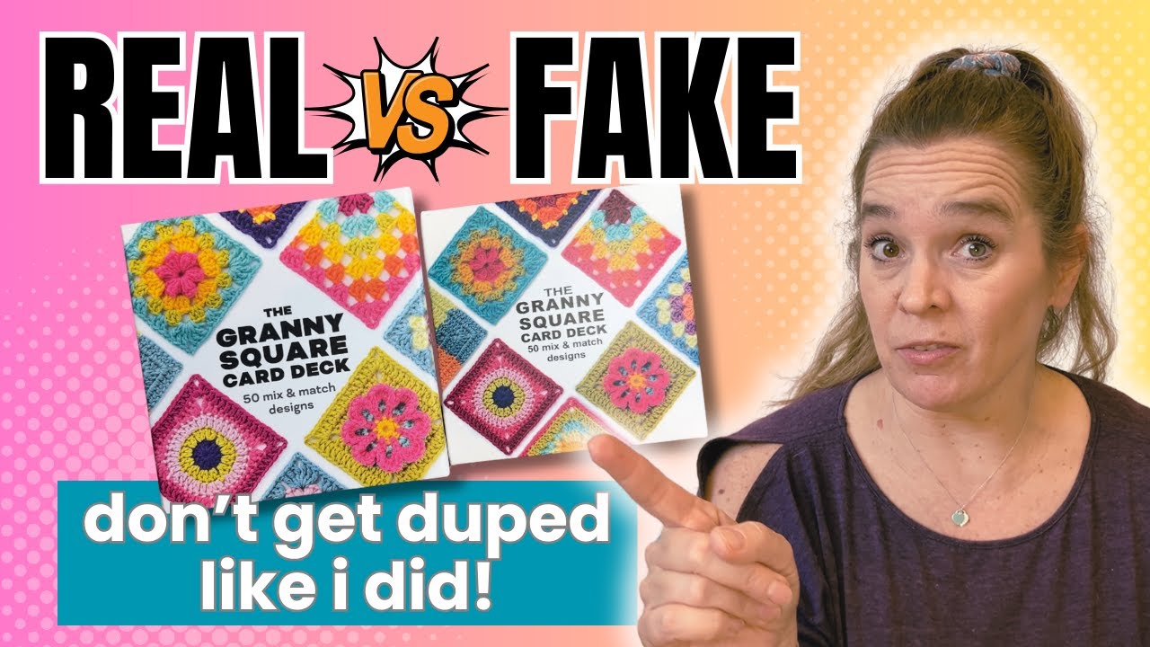 Don't get FOOLED | Granny Square Card Deck REAL vs FAKE | Granny Square Sundays Explained