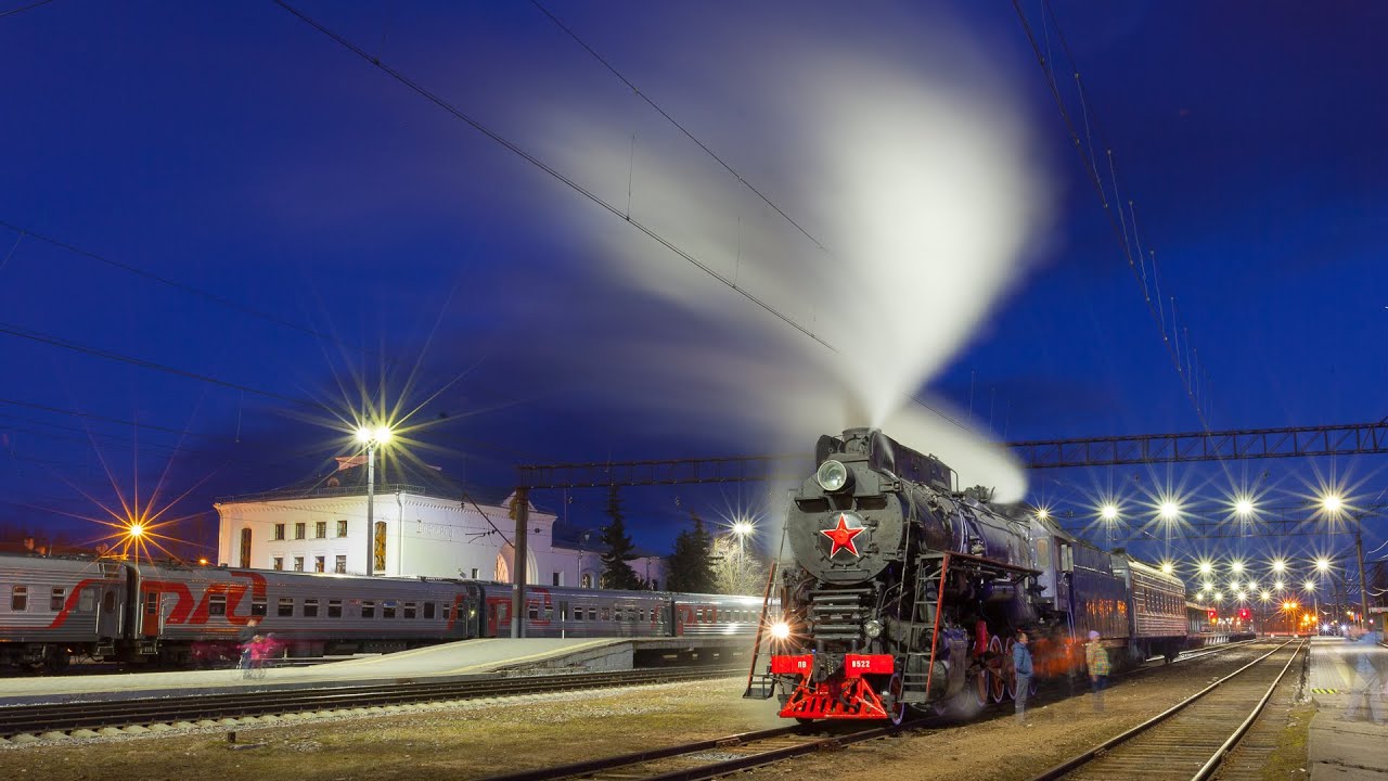 [РЖД] Паровоз ЛВ-0522, Великий Новгород