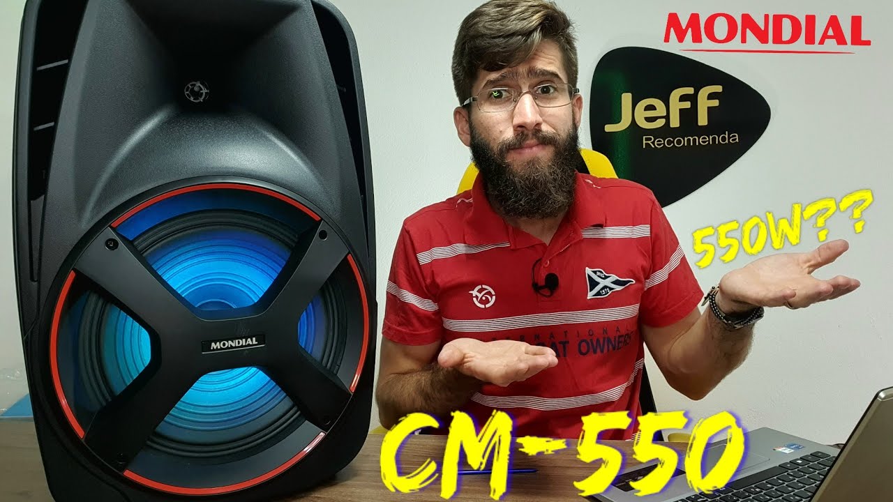 LANÇAMENTO! Caixa de som Amplificada Mondial CONNECT POWER II CM-550 550W (Primeiras Impressões)