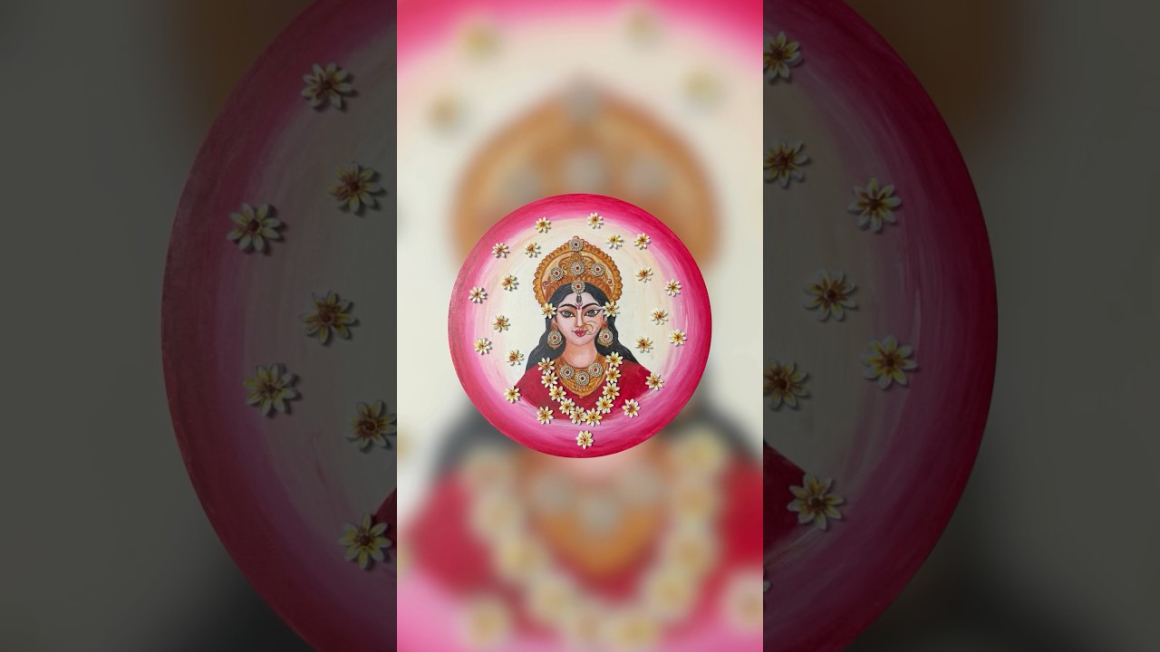 MAA DURGA PAINTING MADE WITH 