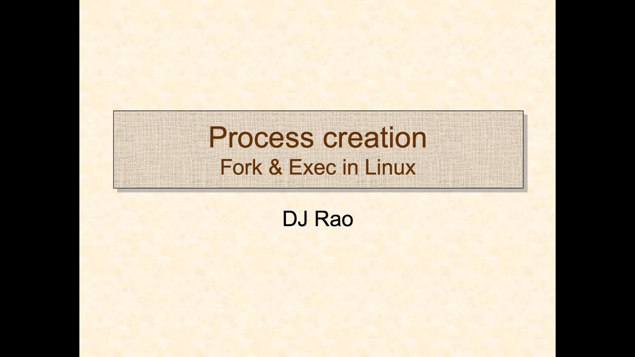 Fork & Exec (Technical)