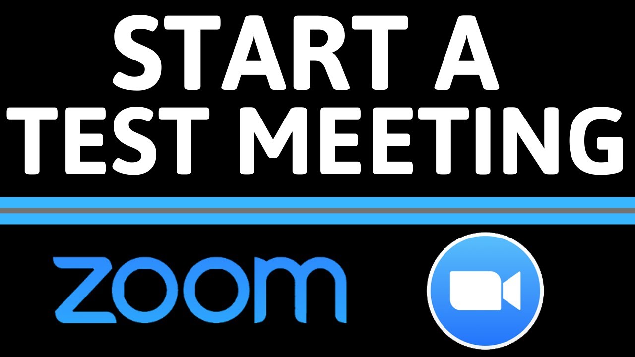 How to Start a Test Meeting in Zoom - Test Video and Audio in Zoom