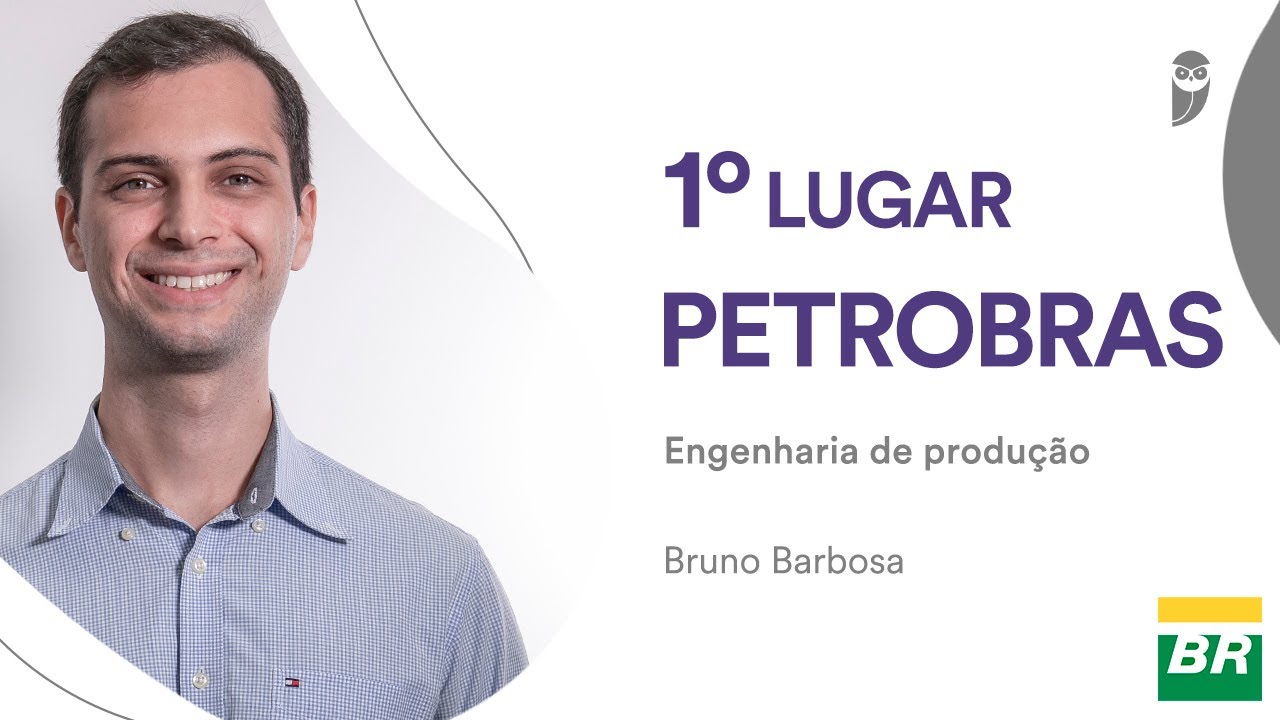 Bruno Barbosa - 1º lugar no concurso Petrobras - Engenharia de Produção