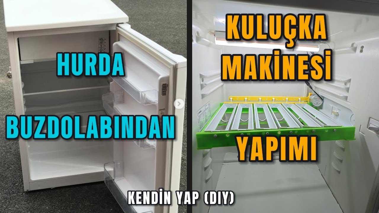 Hurda Buzdolabından Tam Otomatik Kuluçka Makinesi Yaptım - Kendi Kuluçka Makineni Kendin Yap
