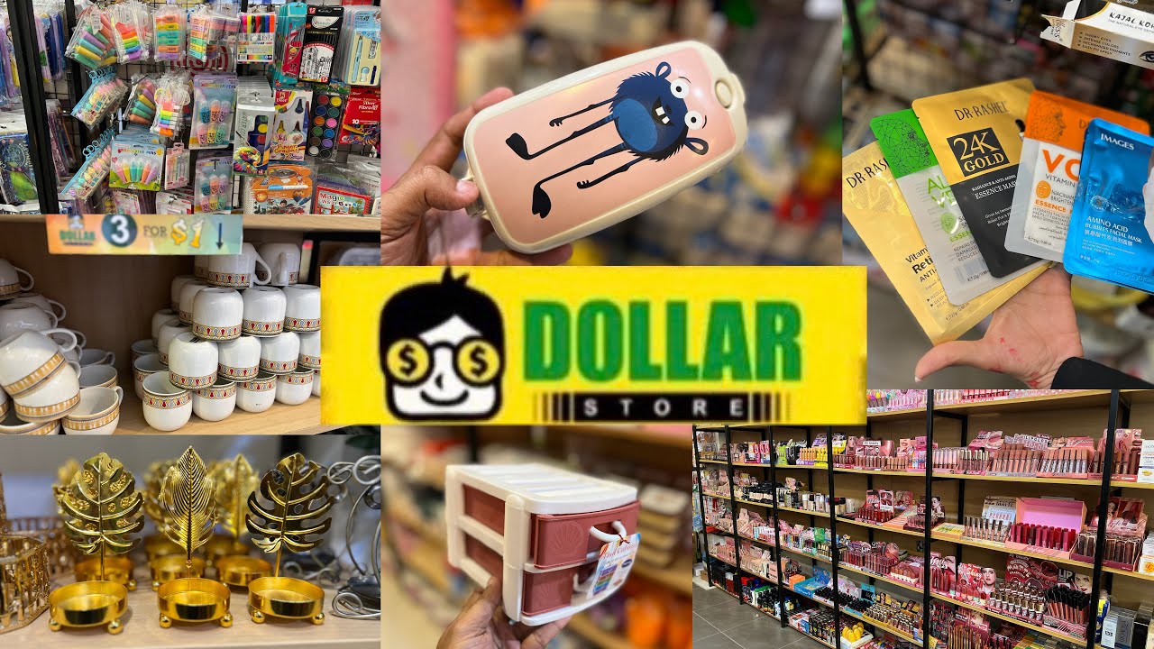 1 Dollar Shop Tariq Road Karachi-makeup,household items & stationary Shopping-Local Bazar Pakistan
