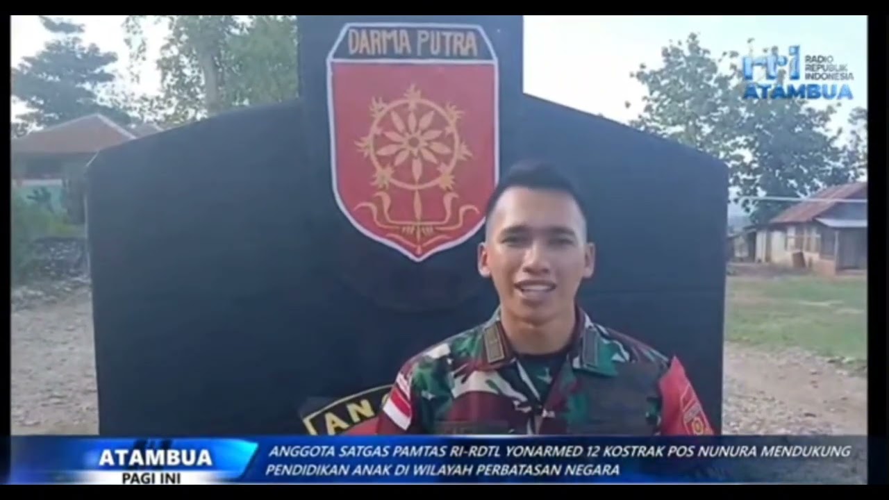 RRI Atambua- Satgas Pamtas RI RDTL Yon Armed 12 Kostrad, Peduli Pendidikan Anak Anak Perbatasan