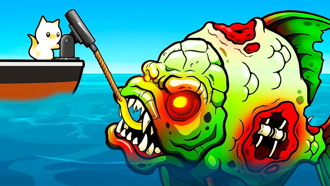 HO CATTURATO IL PESCE ZOMBIE GIGANTE! - Cat Goes Fishing