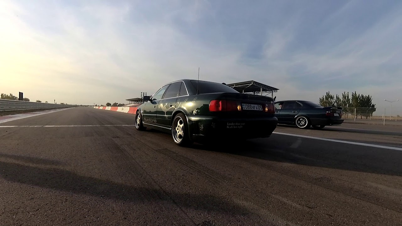Audi S6 C4 2.2 turbo vs. BMW E34 M50 Turbo