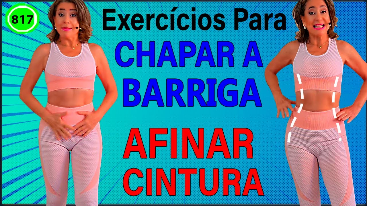 🔴 AFINAR CINTURA E PERDER GORDURA DA BARRIGA 🔥 COM ABDOMINAIS EM PÉ  🔥 VÍDEO 817