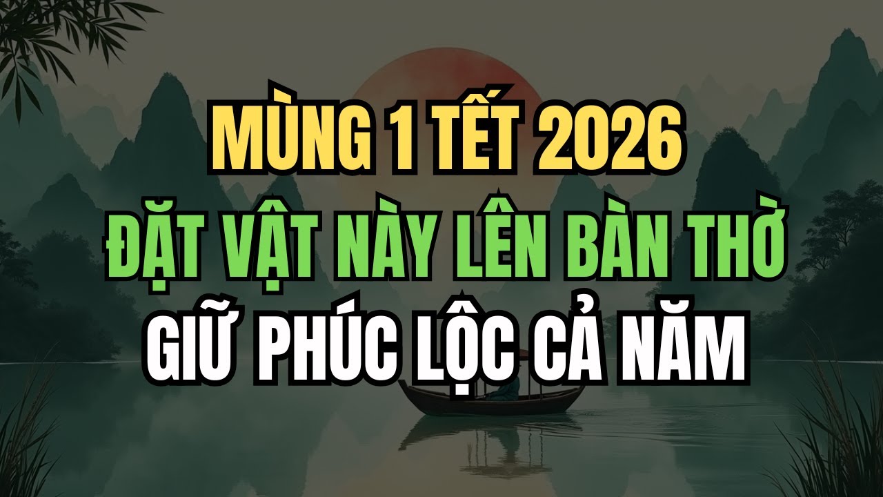 Mùng 1 Tết Đặt ĐÚNG Vật Này Lên Bàn Thờ – Gia Chủ Giữ Được Tiền, Phúc Lộc Cả Năm