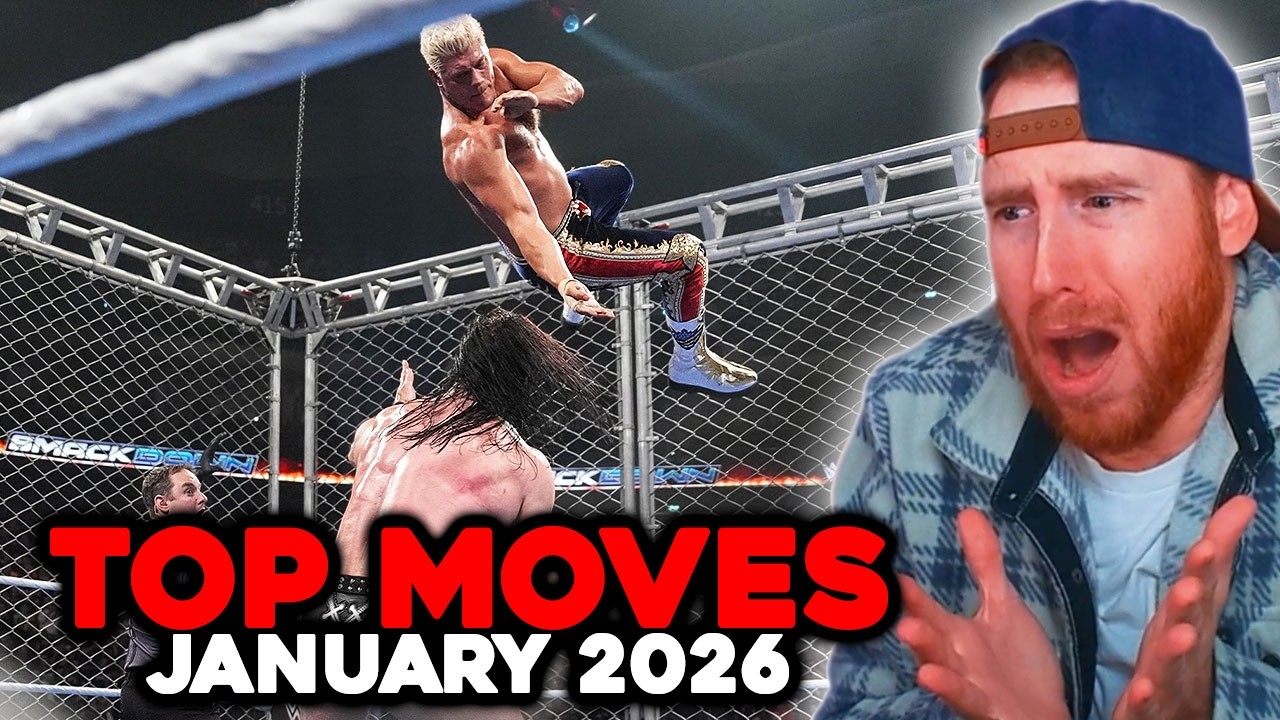 WWE CRAZIEST TOP MOVES JANUARY 2026