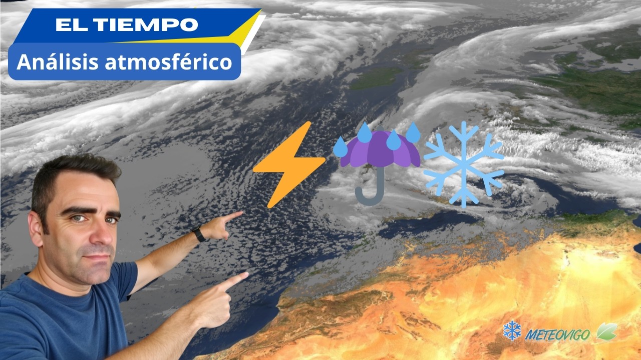 Avisos de nivel NARANJA 🟠​ por LLUVIAS, NEVADAS y OLEAJE: la inestabilidad seguirá la próxima semana