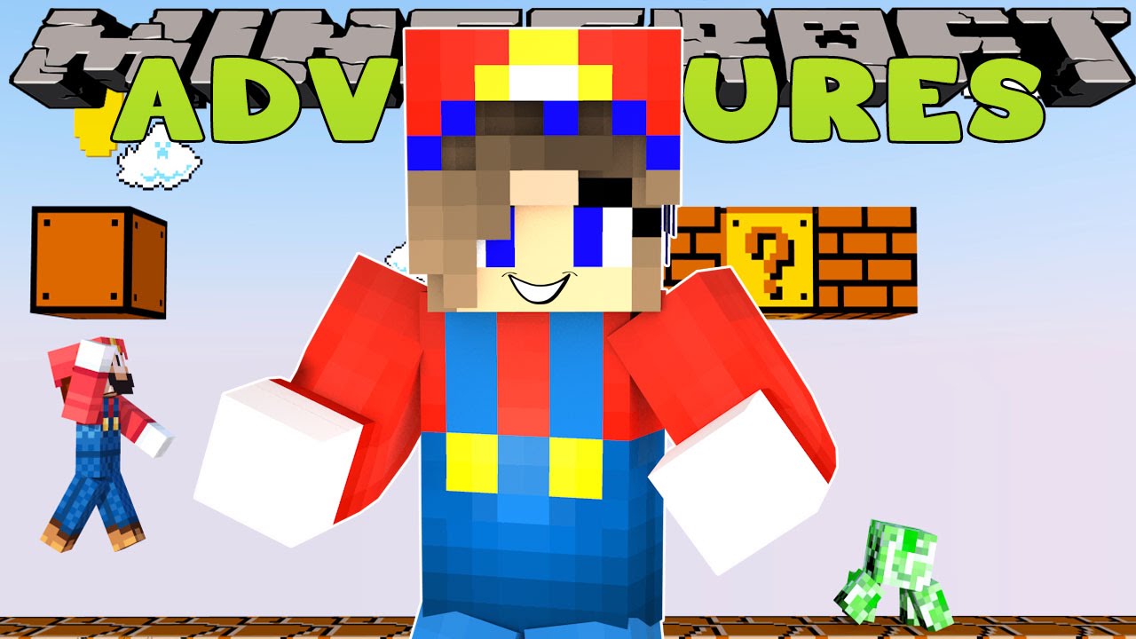 Minecraft-Little Carly Adventures-LITTLE CARLY IS SUPER MARIO!!