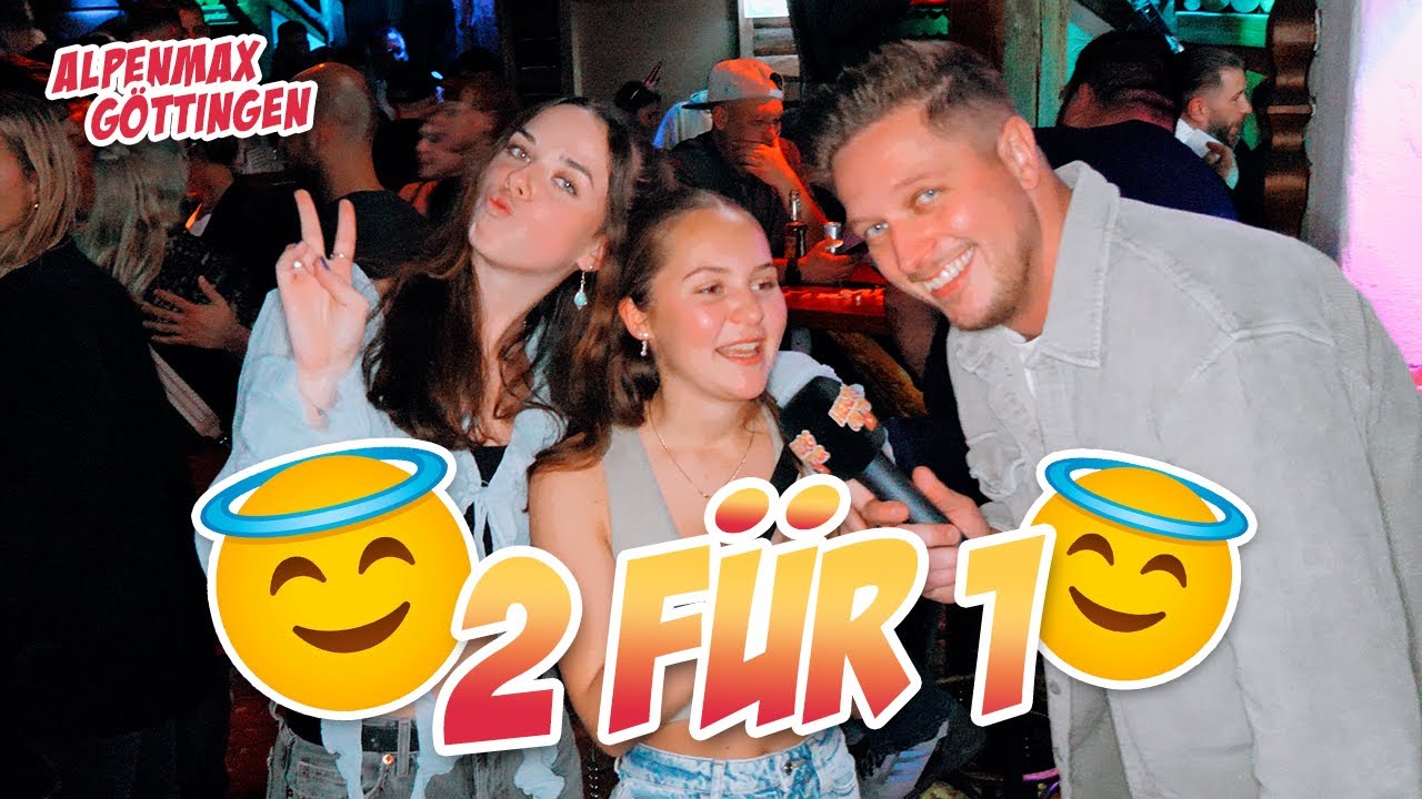 2 für 1 😇 Straßenumfrage Alpenmax Göttingen