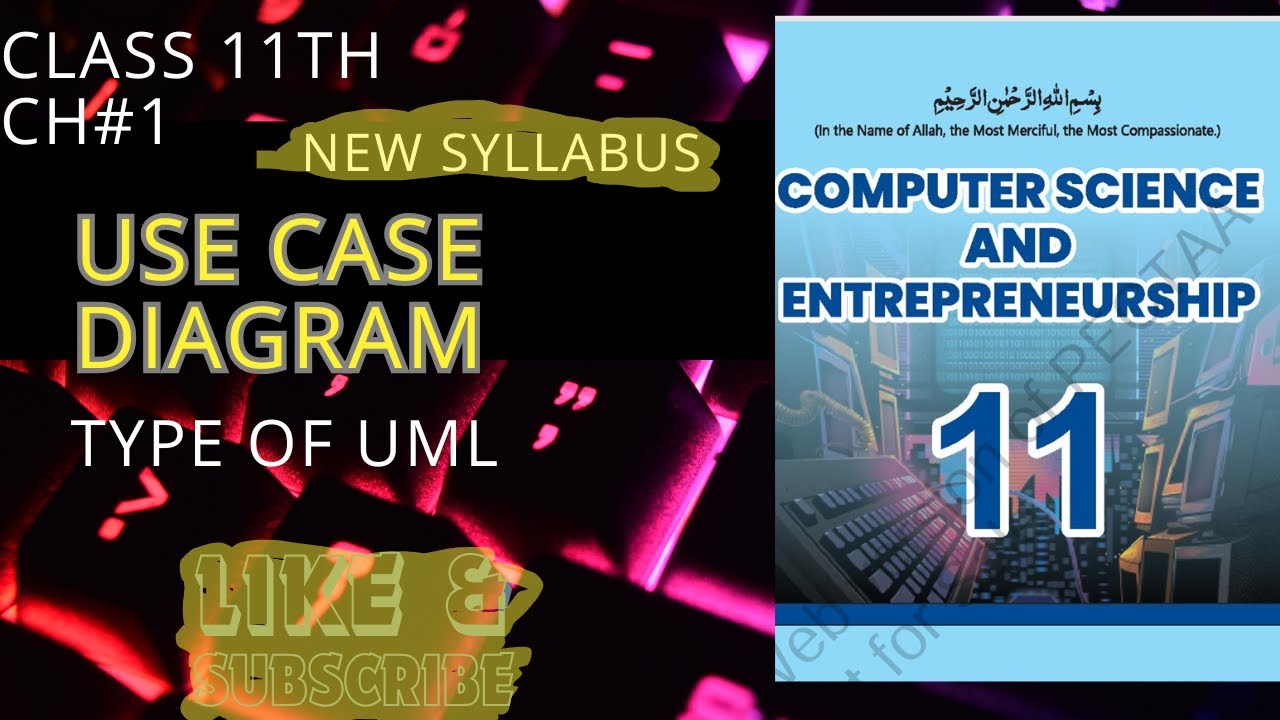 Use-case diagram|types of UML|class 11th computer new syllabus