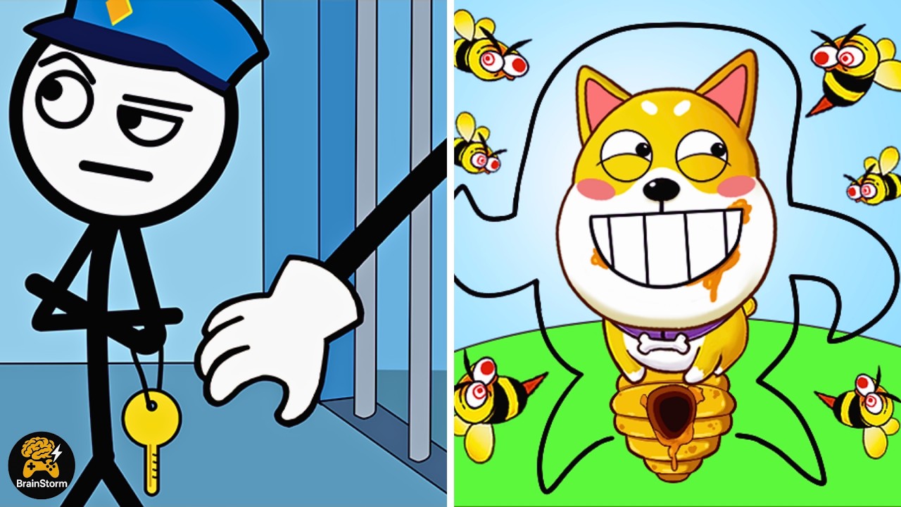 The REAL Difference Between Doge Rescue Draw to Save and Thief Puzzle for Brain Games