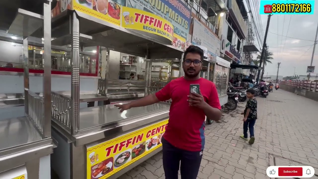 Tipin counter chat counter tea stall wholesale market in fathenagar Hyderabad|kichen all itam sale