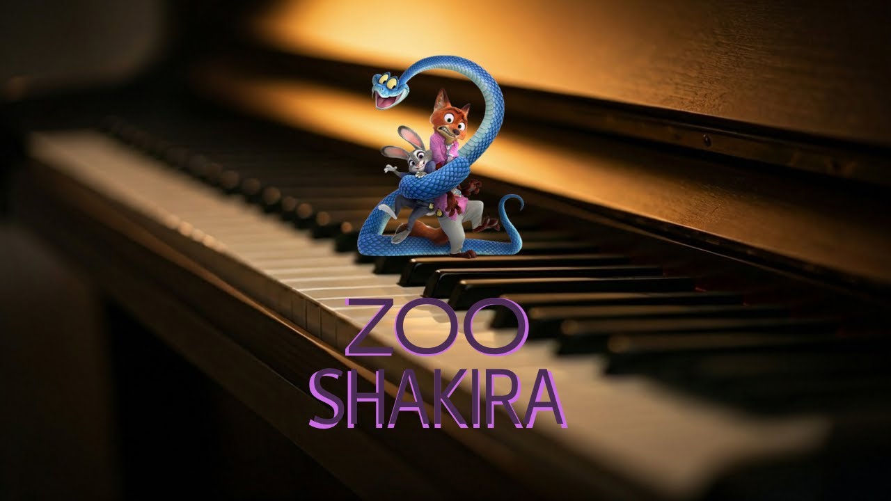 Zoo - Shakira [주토피아2 OST] 🎹 | 초보자도 칠 수 있는 쉬운 피아노