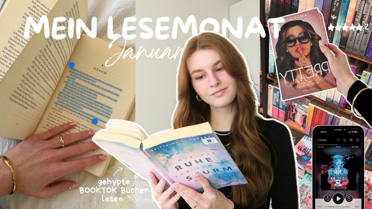 Reading Vlog✨: BOOKTOK Bücher📖, Meine Leseziele 2025?, Book haul und und und || Celina