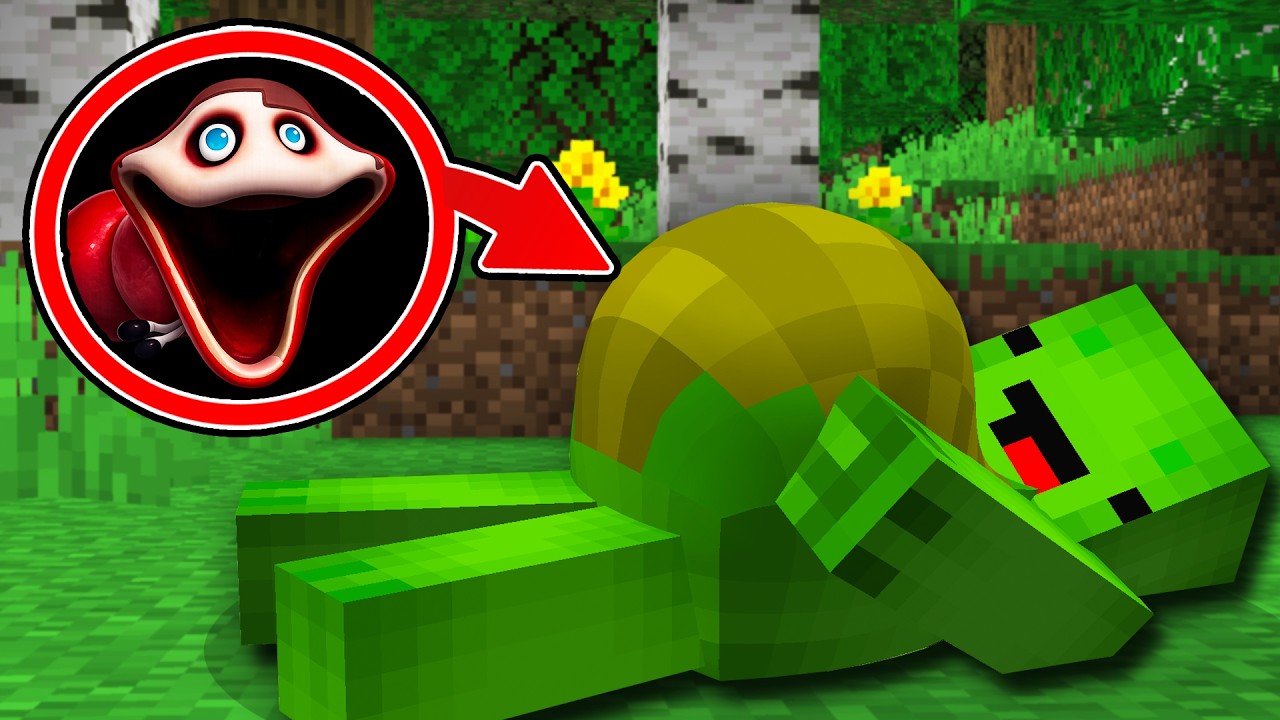 MIKEY is PREGNANT with HUNGRY WORM JJ INSIDE in Minecraft (Maizen)