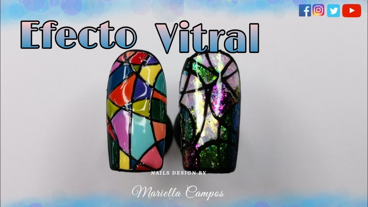 Efecto Vitral en U&ntilde;as