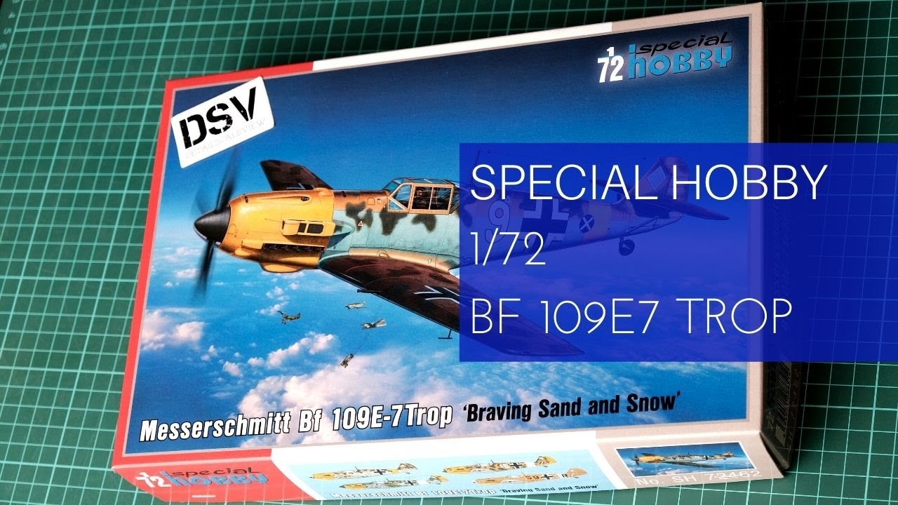 Special Hobby 1/72 Bf 109E-7Trop (SH72462) Review