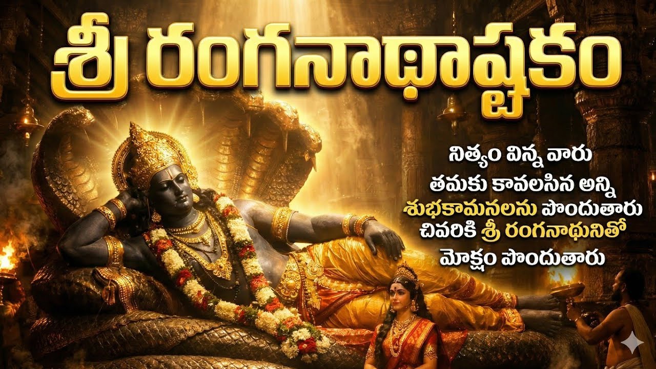 శ్రీ రంగనాథాష్టకం | Sri Ranganathashtakam | Powerful Devotional Stotram | Srirangam Ranganatha Swamy