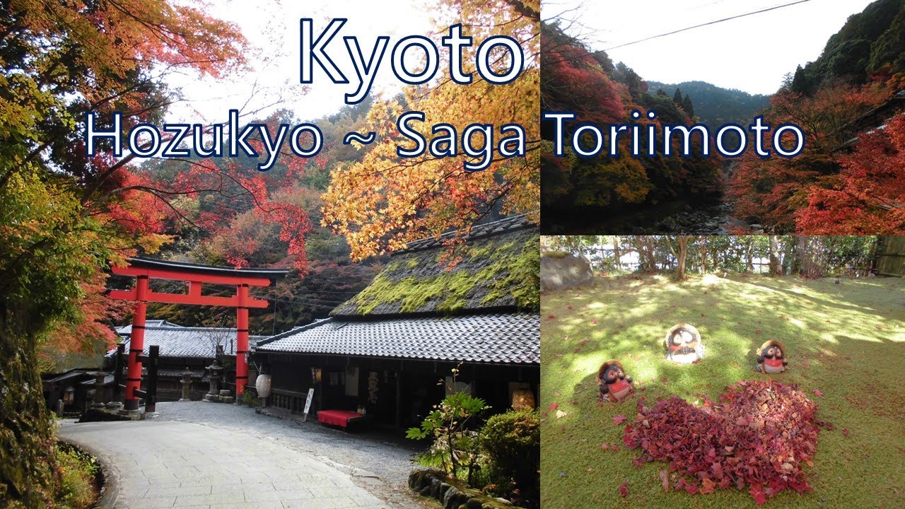Kyoto walking way ~ JR Hozukyo to Saga Toriimoto　保津峡駅～清滝～嵯峨鳥居本まで歩く
